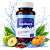 Lipiburn Advanced Weight Management Tablets - Natural Metabolism Booster & Fat Burner - 60 Tablets